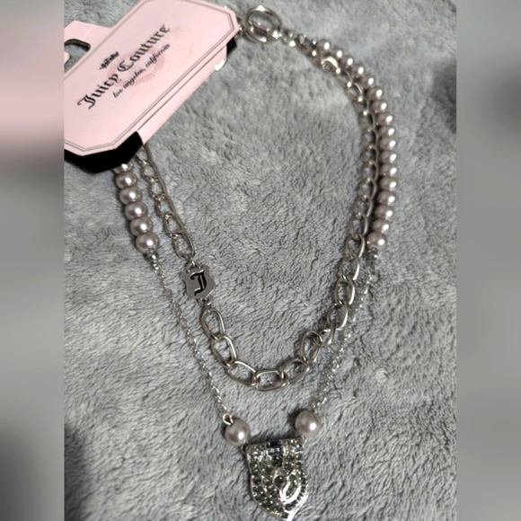 NWT Juicy Couture double layer necklace 17 inches New with tags - Picture 8 of 10